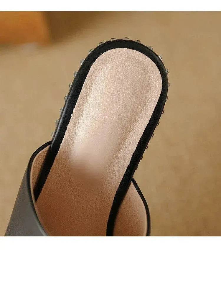 Platform Sandals High Heel Chunky Heel Sandals - EX-STOCK Canada