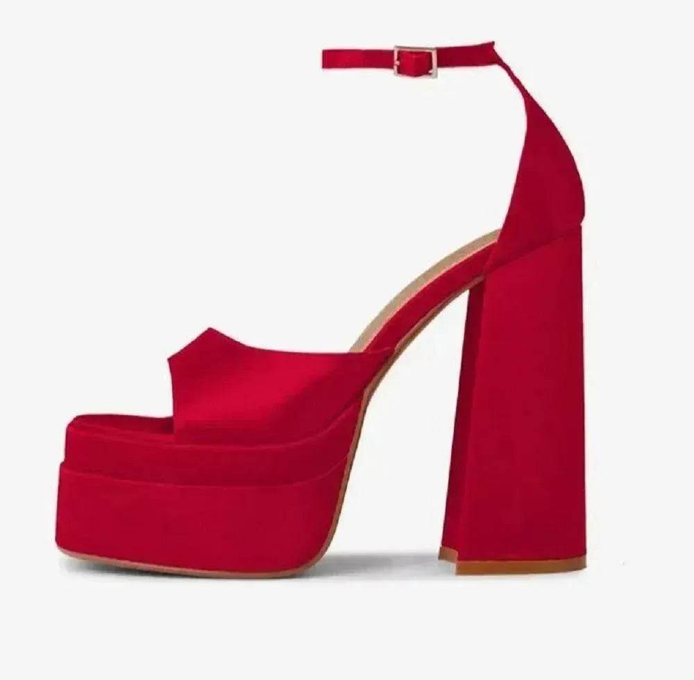 Platform Super High Heel Fish Mouth Sandals for Women - EX-STOCK Canada