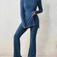 Polyester Two piece set Women's Clothing Solid Color Casual Slim New Fashion Women Elegant Outfit - EX-STOCK Canada