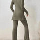Polyester Two piece set Women's Clothing Solid Color Casual Slim New Fashion Women Elegant Outfit - EX-STOCK Canada