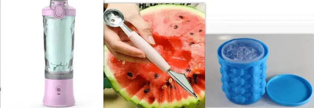 Portable Blender Juicer Personal Size Blender For Shakes And Smoothies With 6 Blade Mini Blender Kitchen Gadgets - EX-STOCK Canada