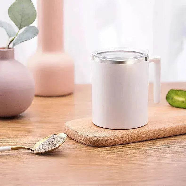 Portable Smart Magnetic Automatic Mixing Coffee Cup Rechargeable Rotating Home Office Travel Stirring Cup - EX-STOCK Canada