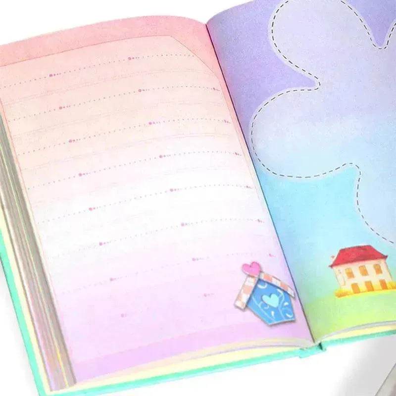 Primary School Student Code Book With Lock Diary Book Reward Gift Prize Boxed Girl Heart Cute Small Notebook - EX-STOCK Canada