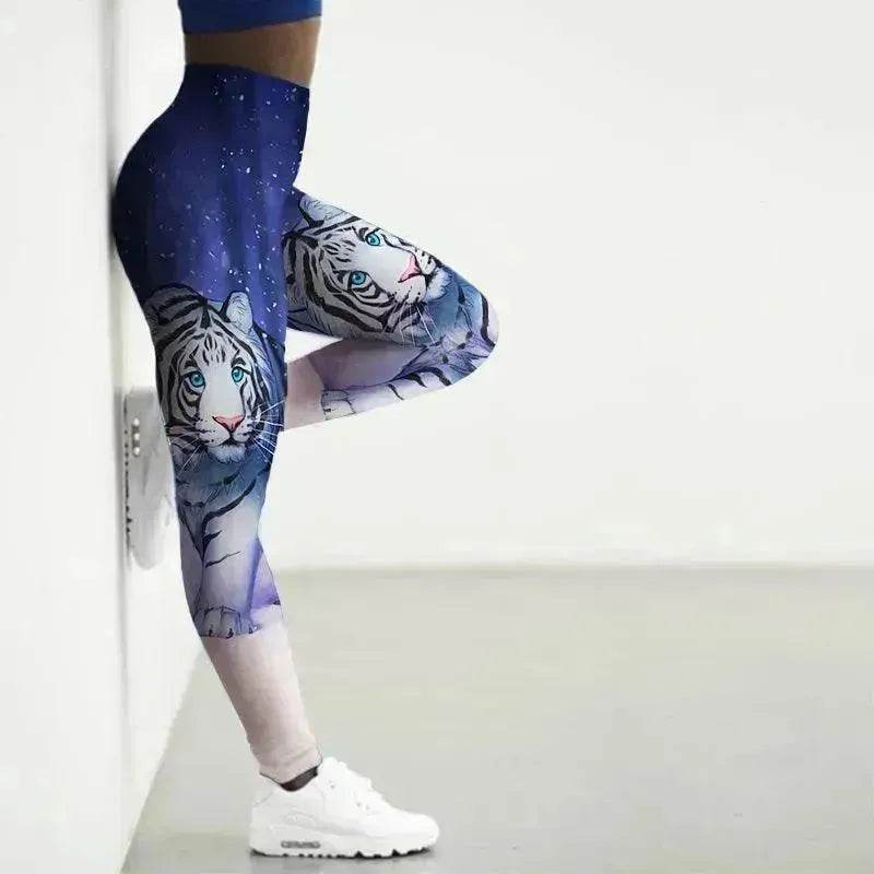 Printed Animal Bodysuit Yoga Pants Gym Wear - EX-STOCK Canada