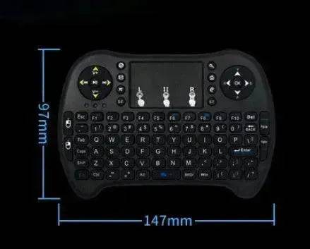 Private Mode I8 Flying Squirrel Smart Touch Game USB2.4G Full Keyboard TV Brain Wireless Remote Control - EX-STOCK Canada