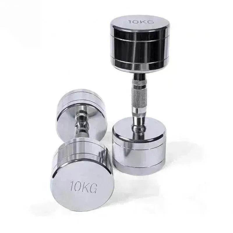 Pure Steel Home Fitness Electroplating Dumbbell Gym Equipment - EX-STOCK Canada