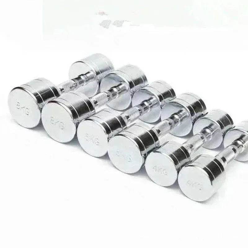 Pure Steel Home Fitness Electroplating Dumbbell Gym Equipment - EX-STOCK Canada