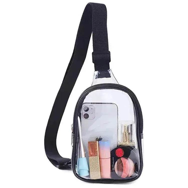 Pvc Transparent Chest Mini Travel Crossbody Waterproof Sports Bag - EX-STOCK Canada