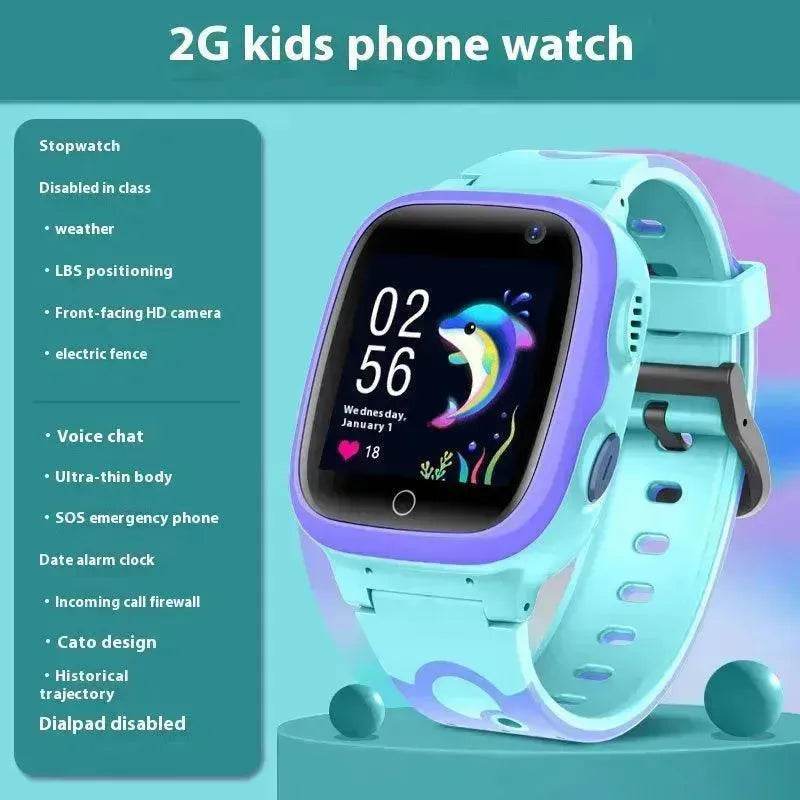 Q12S Children's Smart Positioning Watch Waterproof Photo Touch Screen Student Smart Watch - EX-STOCK Canada