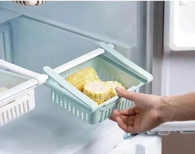 Refrigerator Telescopic Storage Basket - Modern and Stylish Organization - EX-STOCK Canada