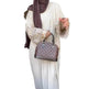 Retro-Inspired Boho Print Long Dress with Loose Puff Sleeves - EX-STOCK Canada