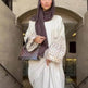Retro-Inspired Boho Print Long Dress with Loose Puff Sleeves - EX-STOCK Canada