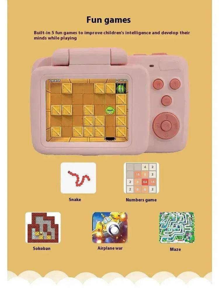 Retro Photography Video Filter HD Digital Mini Flip Children's Camera Toy - EX-STOCK Canada