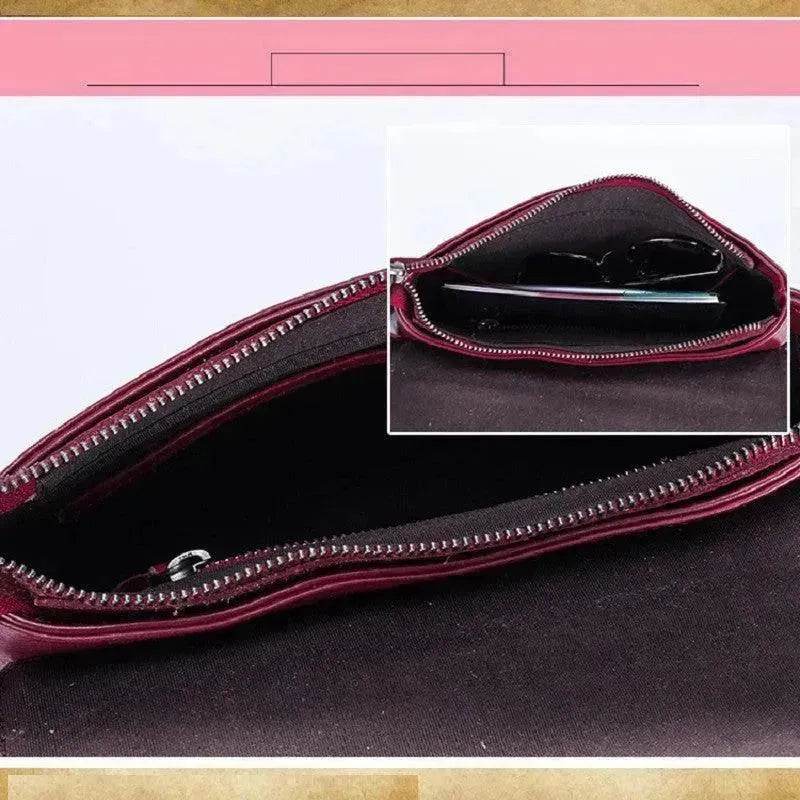 Retro women's messenger Cattle Leather Handbag - EX-STOCK Canada