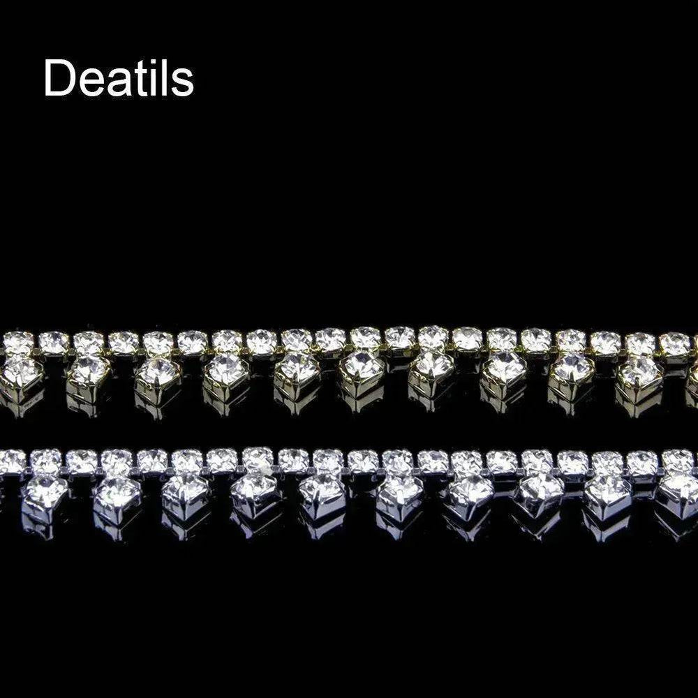 Rhinestone Claw Simple Fashion Item Choker Temperament Clavicle Chain Necklace for Women Bridal Wedding Necklace - EX-STOCK Canada