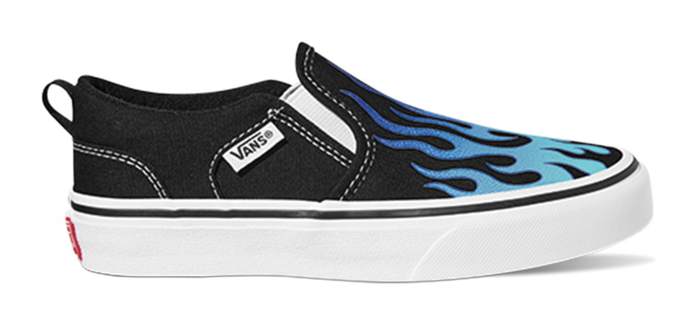 Vans Asher - Kinder Slip-On Schuh - EX-STOCK Canada