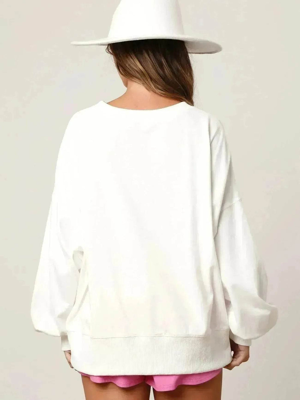 Sequined Boots Color Matching Top Long-sleeved Sweater For Women - EX-STOCK Canada