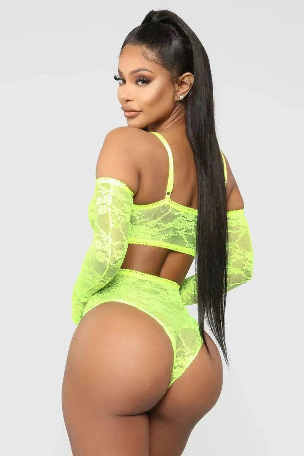 Charming lingerie lace nightdress - EX-STOCK Canada