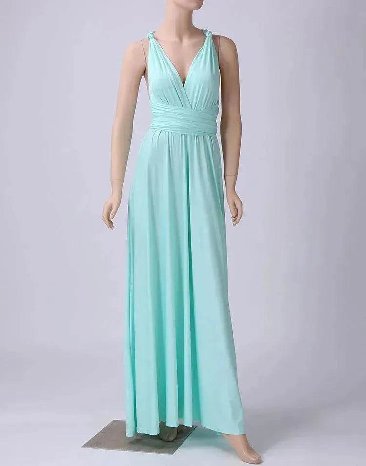 Charming Stunning Multi-rope Bandage 14 Color Dress Long Dress Gown - EX-STOCK Canada