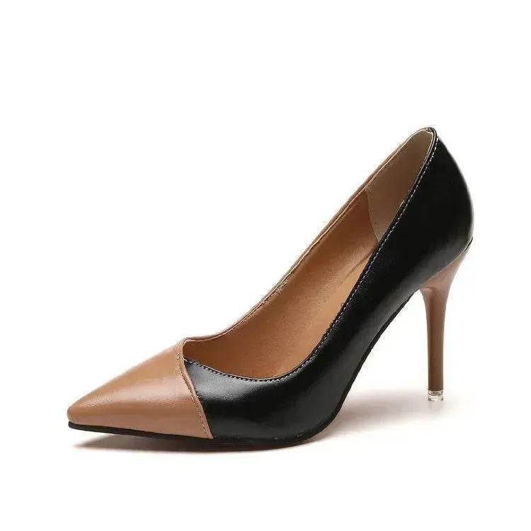 Shallow Mouth Pointed High Heels Charming Temperament Stiletto Single Shoes - EX-STOCK Canada