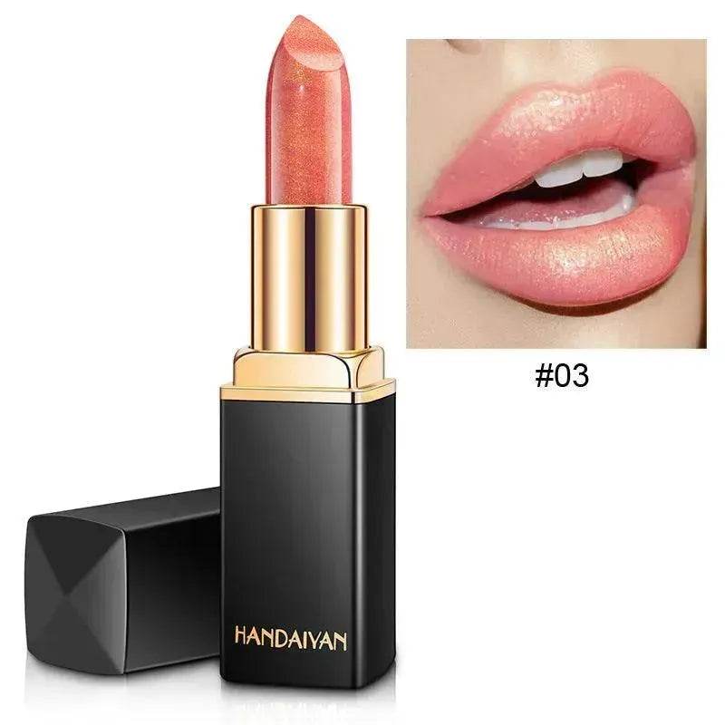 Shiny Metallic Lipstick Pearlescent Color Temperature Change Lipstick Gilt Lipstick - EX-STOCK Canada
