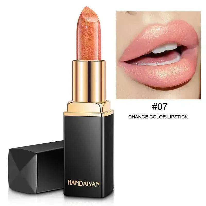 Shiny Metallic Lipstick Pearlescent Color Temperature Change Lipstick Gilt Lipstick - EX-STOCK Canada