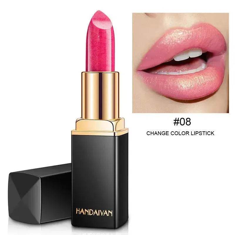 Shiny Metallic Lipstick Pearlescent Color Temperature Change Lipstick Gilt Lipstick - EX-STOCK Canada