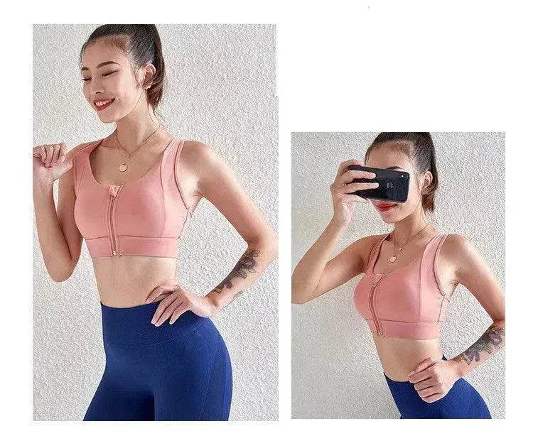 Shockproof Yoga Vest Type Exercise Workout Fitness Bra - EX-STOCK Canada