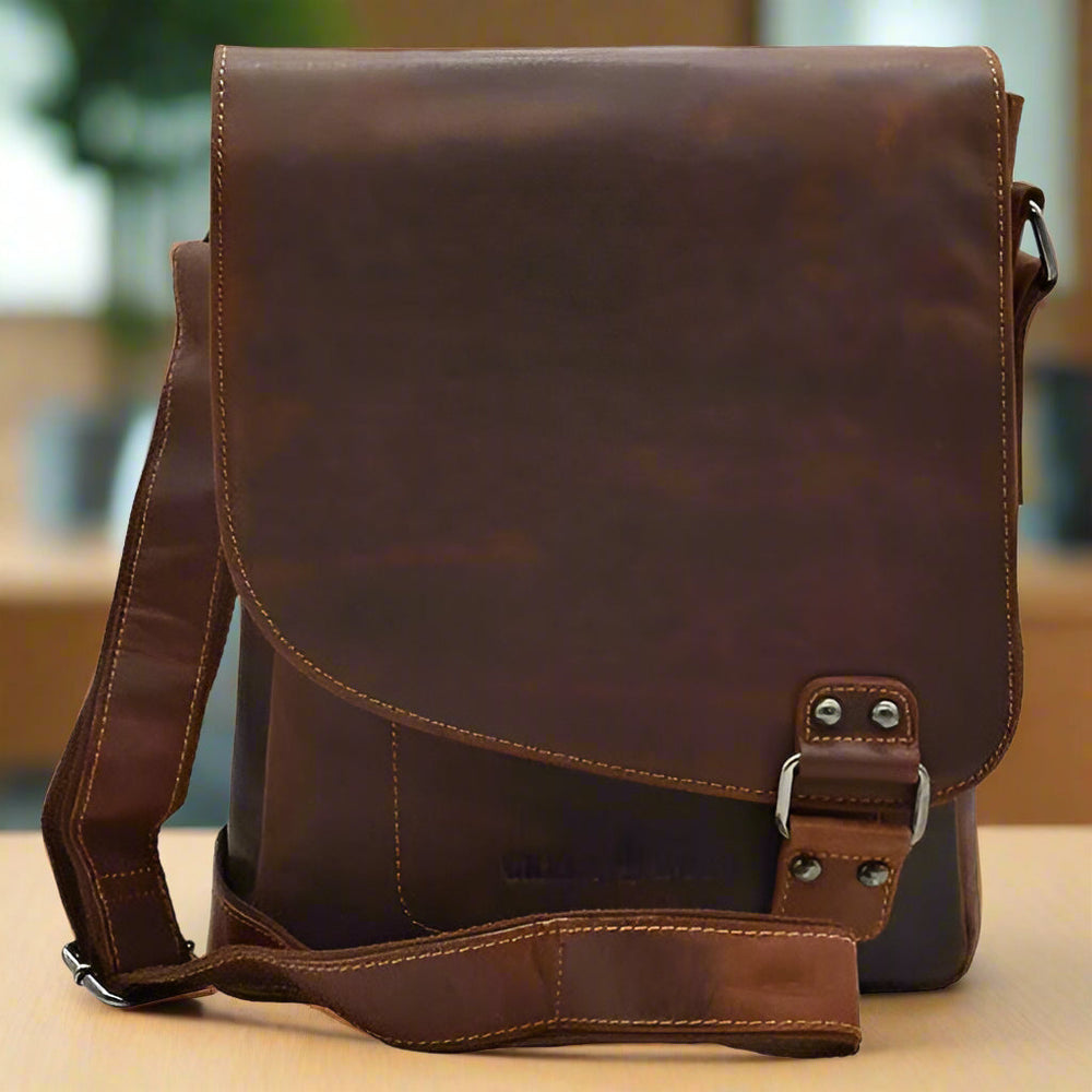Greenwood Leather Messenger Bag EX-STOCK Canada