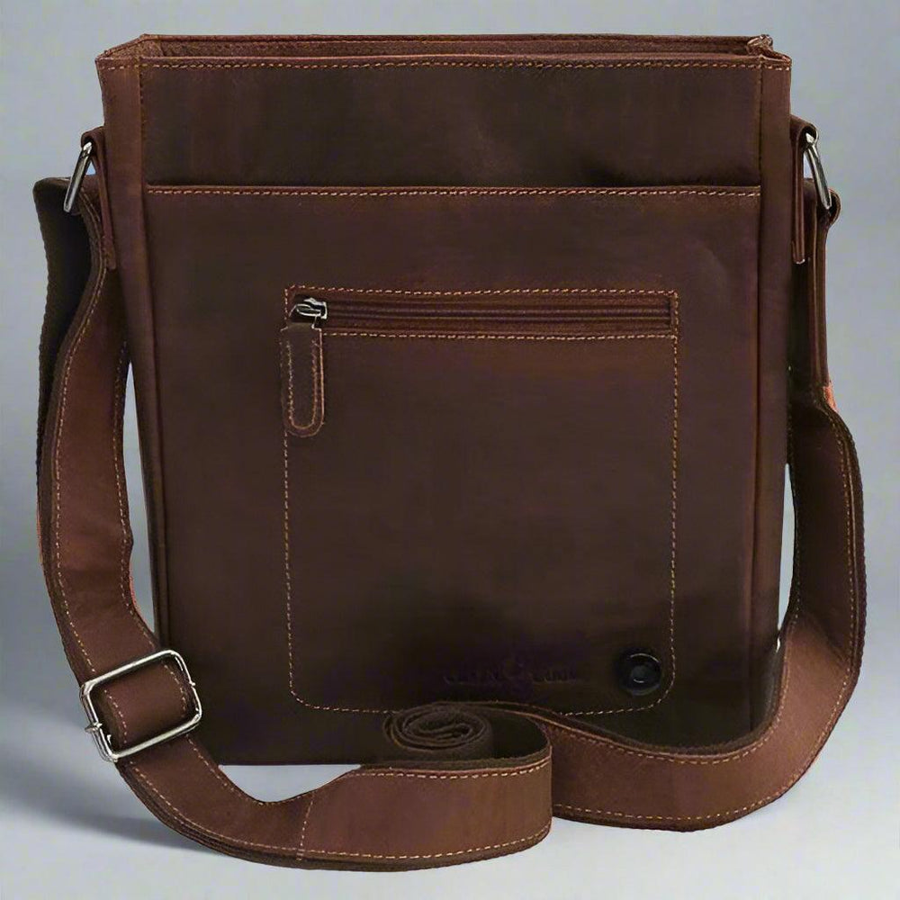 Sac messager en cuir GreenwoodEX-STOCK Canada