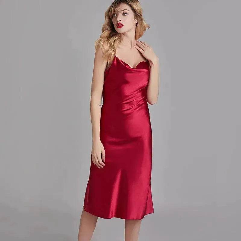 Silk Ice Silk Pajamas Ladies Thin Homewear - EX-STOCK Canada