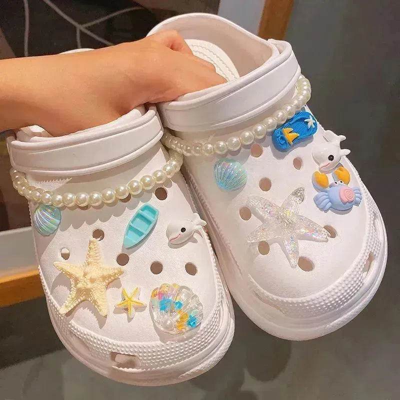 Simple Cartoon Ocean Clogs Accessories - EX-STOCK Canada