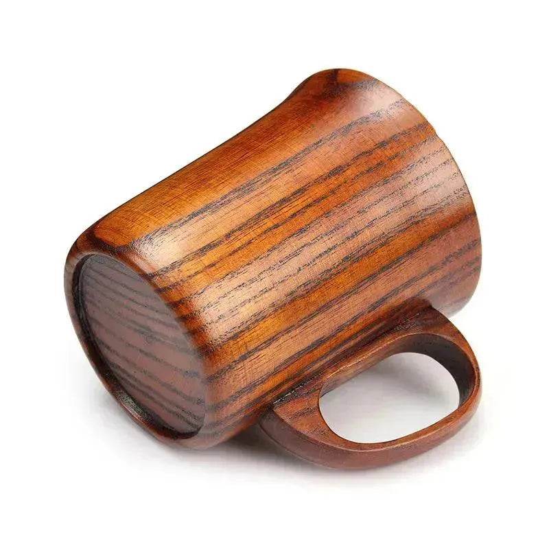 Simple Literary Retro Japanese Style Wooden Handcrafted Mug - EX-STOCK Canada