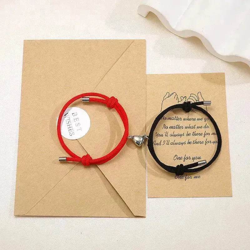 Simple Nylon Love Magnetic Bracelet - EX-STOCK Canada