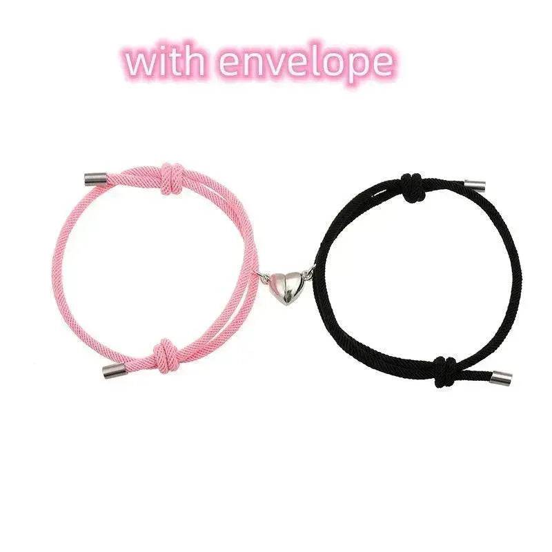 Simple Nylon Love Magnetic Bracelet - EX-STOCK Canada