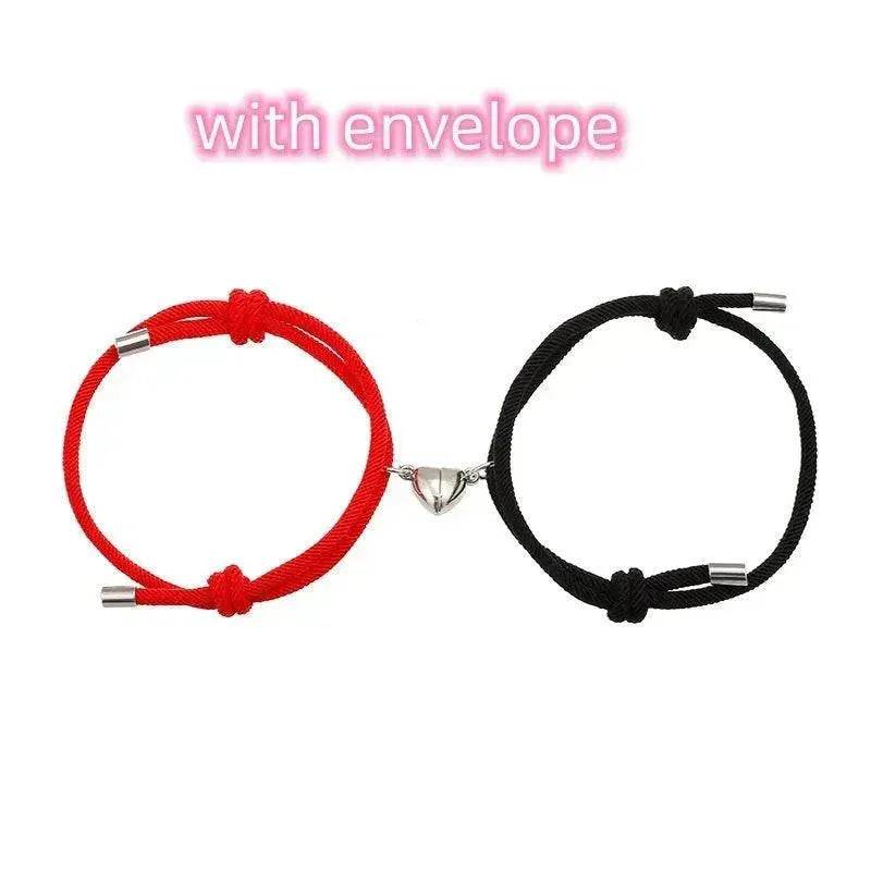 Simple Nylon Love Magnetic Bracelet - EX-STOCK Canada