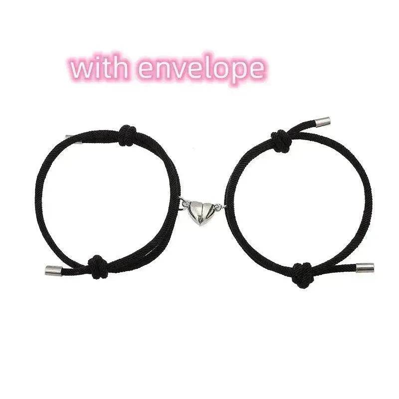 Simple Nylon Love Magnetic Bracelet - EX-STOCK Canada