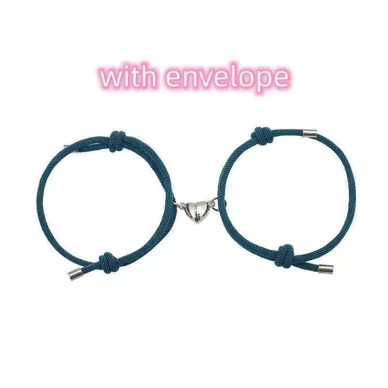 Simple Nylon Love Magnetic Bracelet - EX-STOCK Canada