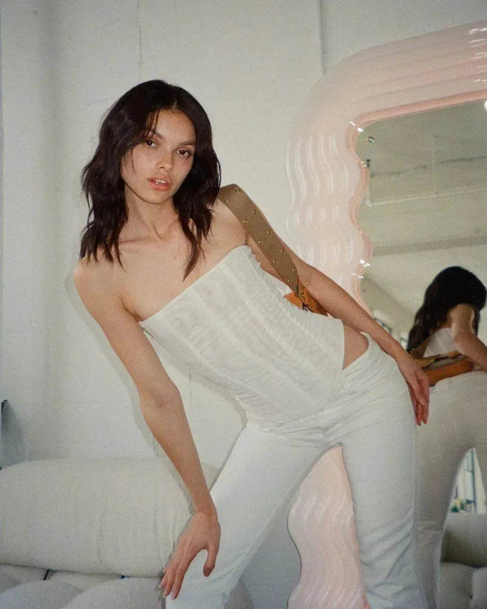 Skinny Sleeveless Tube Top Women Summer New Mesh Crop Corset Tank Party Streetwear Chest - EX-STOCK Canada