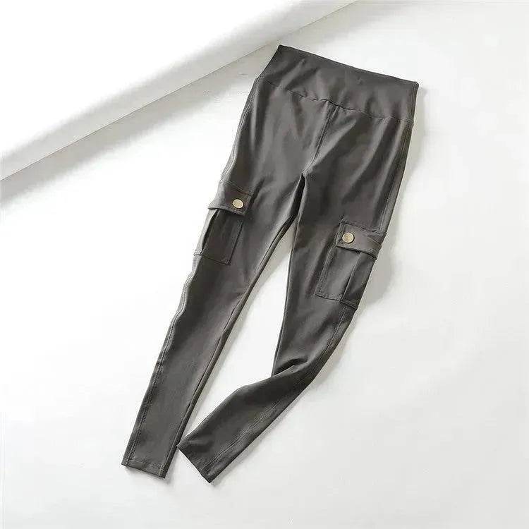 Skinny slim high elastic gym pants - EX-STOCK Canada