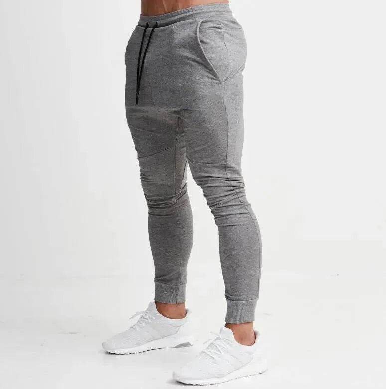Men Slim fit Activewear Pant Gym Workout Exercise Pant - EX-STOCK Canada