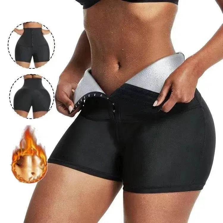 Slimming Waist Trainer Shapewear Tummy Hot Thermo Sweat Body Shaper Short - EX-STOCK Canada