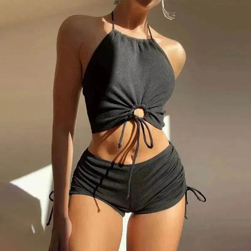 Sling Split Swimsuit Women's Boxer - EX-STOCK Canada