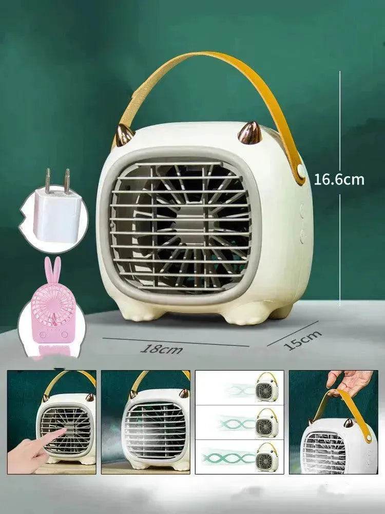 Small Air Conditioner Spray Cooling Small Fan Portable Portable Small Mini Fan - EX-STOCK Canada