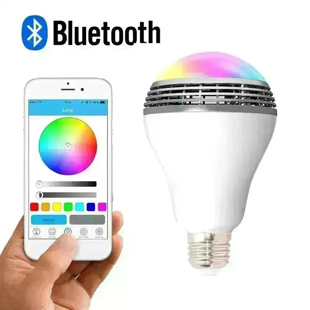 Smart Creative Home LED Light Bluetooth Speaker E27 Bulb Light - EX-STOCK CANADA
