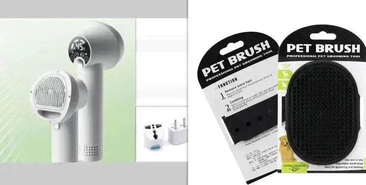 Smart Pet Hair Dryer Dog Golden Retriever Cat Grooming Hairdressing Blow & Comb Silent No Harm Pet Cleaning Supplies Pet Products - EX-STOCK Canada