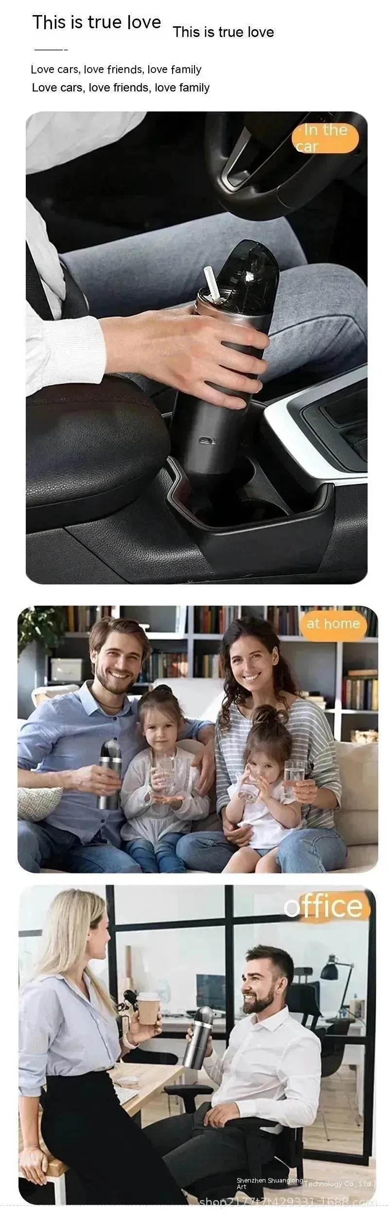 Smart Smoke Handheld Vintage Cigar Ashtray Air Purifier Small Car Wireless Dual Use In Car And Home - EX-STOCK Canada