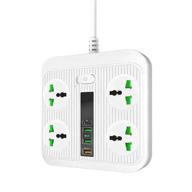 Smart Socket Power TypeC PD 40W QC3.0 Power Strip16AC Universal Outlets 2M Extension Socket Plug - EX-STOCK Canada