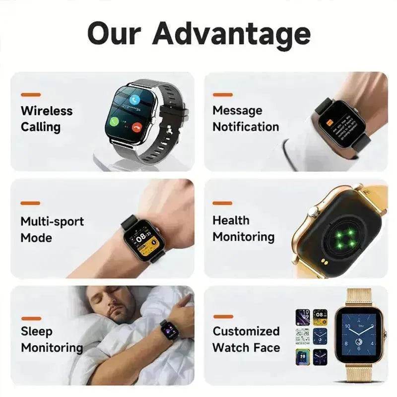 Smart Watch 144-inch Screen Full Touch Men And Women Bluetooth Calling - EX-STOCK Canada