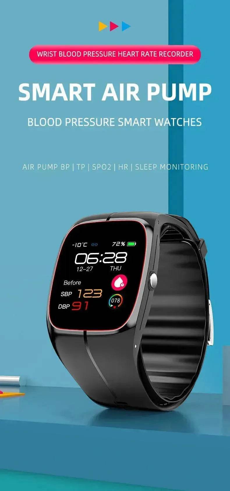 Smart Watch P20 Blood Oxygen Blood Pressure Heart Rate Monitoring - EX-STOCK Canada